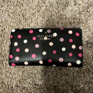 Kate Spade Polka Dot Slim Wallet